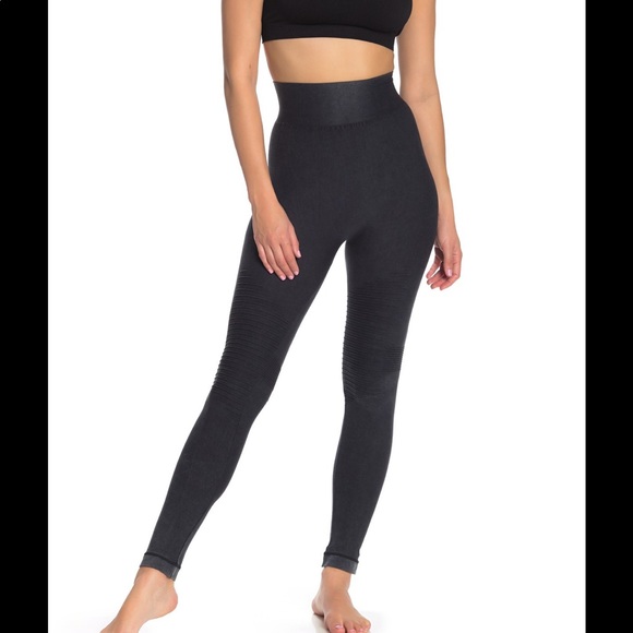 NEW Electric Yoga cool moto leggings Coal XS - Picture 2 of 12